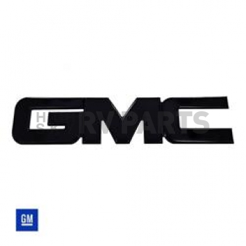 All Sales Emblem - GMC Black Aluminum - 96506KP