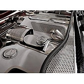 American Car Craft Cowl Cover - Silver Polished Stainless Steel Set Of 2 - 033013