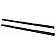 Westin Automotive Nerf Bar - Truck Wheel to Wheel Black Powder Coated Aluminum Oval - 28534575