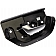 Help! By Dorman Interior Door Handle - Plastic Black Housing With Silver Lever Single - 80379