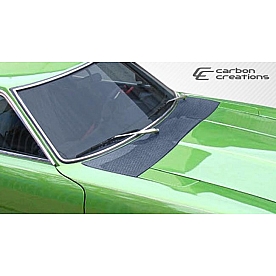 Extreme Dimensions Cowl Vent Cover - High Gloss Carbon Fiber - 106788