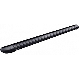 Romik USA Running Board Black Anodized Aluminum Stationary - 21723419