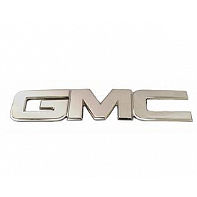 All Sales Emblem - GMC Silver Aluminum - 96511C