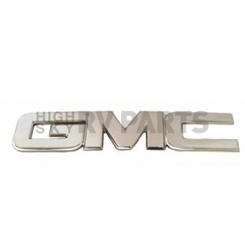 All Sales Emblem - GMC Silver Aluminum - 96511C