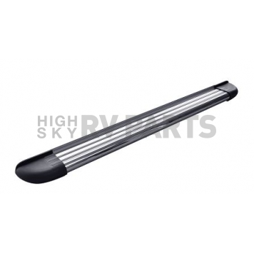 Romik USA Running Board Silver Aluminum Stationary - 21724418