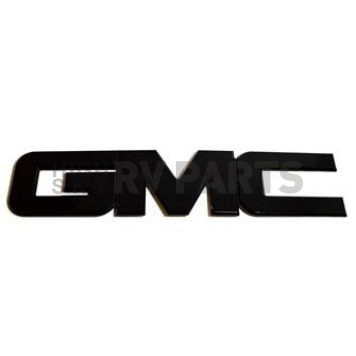 All Sales Emblem - GMC Black Aluminum - 96511K