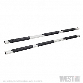 Westin Automotive Nerf Bar - Truck Wheel to Wheel Silver Polished Stainless Steel Oval - 28534690