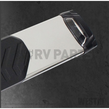 Westin Automotive Nerf Bar - Truck Wheel to Wheel Silver Polished Stainless Steel Oval - 28534690-1