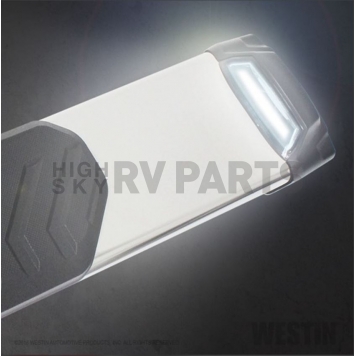 Westin Automotive Nerf Bar - Truck Wheel to Wheel Silver Polished Stainless Steel Oval - 28534690-2