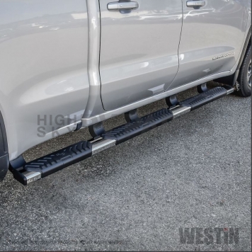 Westin Automotive Nerf Bar - Truck Wheel to Wheel Silver Polished Stainless Steel Oval - 28534690-3