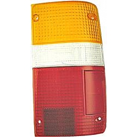 Dorman (OE Solutions) Tail Light Lens - Rectangular Plastic Red/ Amber/ Clear Single - 1610639