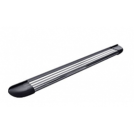 Romik USA Running Board Polished Aluminum Stationary - 21725418