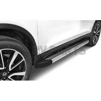 Romik USA Running Board Polished Aluminum Stationary - 21725418-1
