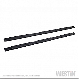 Westin Automotive Nerf Bar - Truck Wheel to Wheel Black Powder Coated Aluminum Oval - 28534695