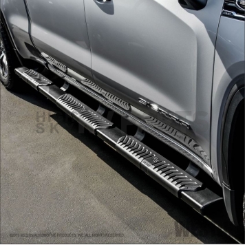 Westin Automotive Nerf Bar - Truck Wheel to Wheel Black Powder Coated Aluminum Oval - 28534695-2