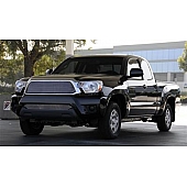 T-Rex Truck Products Grille Insert - Horizontal Bar Trapezoid Polished Aluminum - 20938