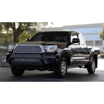 T-Rex Truck Products Grille Insert - Horizontal Bar Trapezoid Polished Aluminum - 20938