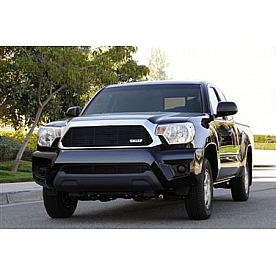 T-Rex Truck Products Grille Insert - Horizontal Bar Trapezoid Black Powder Coated Aluminum - 20938B