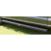 Owens Products Running Board Black Textured Powder Coated Aluminum Stationary - 82349