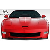 Extreme Dimensions Hood - Primered Fiberglass Black - 105705