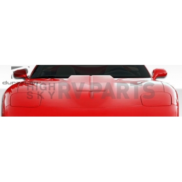 Extreme Dimensions Hood - Primered Fiberglass Black - 105705-1