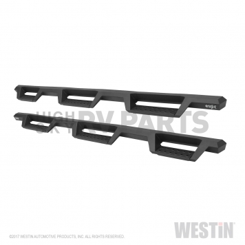 Westin Automotive Nerf Bar - Truck Wheel to Wheel Black Powder Coated Steel Square - 56534595-1