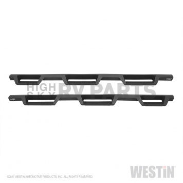 Westin Automotive Nerf Bar - Truck Wheel to Wheel Black Powder Coated Steel Square - 56534595-2