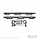 Westin Automotive Nerf Bar - Truck Wheel to Wheel Black Powder Coated Steel Square - 56534595