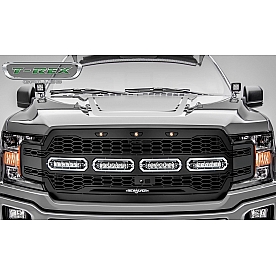 T-Rex Truck Products Grille Insert - Mesh Rectangular Black Powder Coated Steel - 6515791