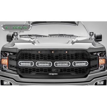T-Rex Truck Products Grille Insert - Mesh Rectangular Black Powder Coated Steel - 6515791