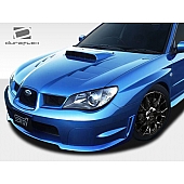 Extreme Dimensions Hood - Primered Fiberglass Black - 106235