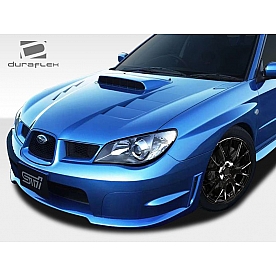 Extreme Dimensions Hood - Primered Fiberglass Black - 106235
