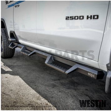 Westin Automotive Nerf Bar - Truck Wheel to Wheel Black Textured Powder Coated Steel Square - 56534765-1