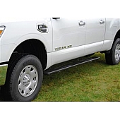 Owens Products Running Board Black Textured Powder Coated Aluminum Stationary - OC5182B01