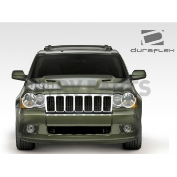 Extreme Dimensions Hood - Primered Fiberglass Black - 107046-1