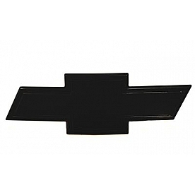All Sales Emblem - Chevrolet Bow-Tie Black Aluminum - 96128K