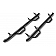 N-Fab Nerf Bar - Truck Wheel to Wheel Black Matte Textured Powder Coated Steel Round Tube - C1987RC4TX