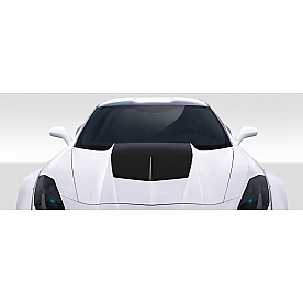 Extreme Dimensions Hood - Fiberglass Black - 112607