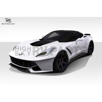 Extreme Dimensions Hood - Fiberglass Black - 112607-1