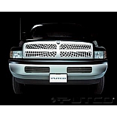 Putco Grille Insert - Polished Aluminum Rectangular - 303103