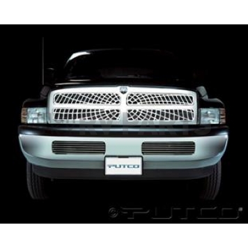 Putco Grille Insert - Polished Aluminum Rectangular - 303103