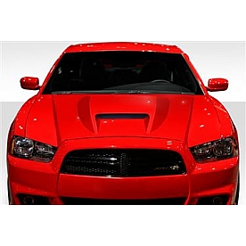 Extreme Dimensions Hood - Fiberglass Reinforced Plastic Black - SRT2 - 112653