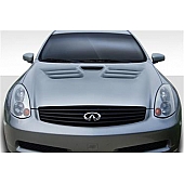 Extreme Dimensions Hood - Fiberglass Reinforced Plastic Black - TS-2 - 112740