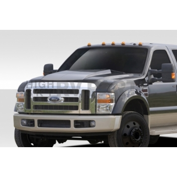 Extreme Dimensions Hood - Primered Fiberglass Black - 109250-1