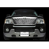 Putco Grille Insert - Polished Aluminum Rectangular - 303117
