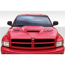 Extreme Dimensions Hood - Fiberglass Reinforced Plastic Black - Hellcat - 113210