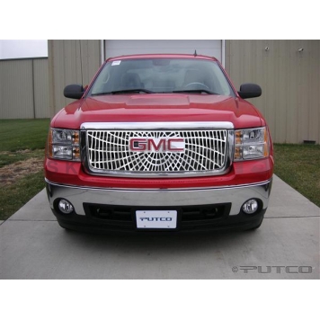 Putco Grille Insert - Polished Aluminum Rectangular - 303190
