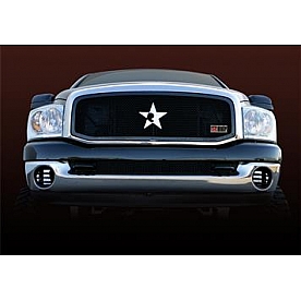 RBP (Rolling Big Power) Grille Insert - Black Powder Coated Stainless Steel Rectangular - 254467
