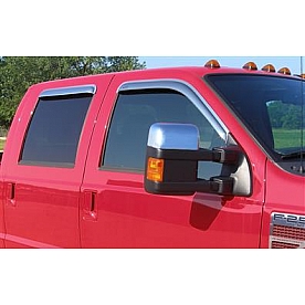 Stampede Rainguard - Chrome Plated Plastic Set Of 4 - 61208