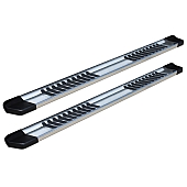 Raptor Series Running Board Brushed Aluminum Stationary - 17010174